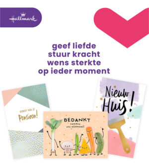 WENSKAART HALLMARK NAVULSET DIVERSEN 12 STUKS