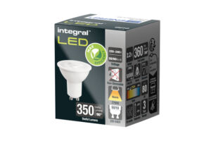 LEDLAMP INTEGRAL GU10 2700K WARM WIT 2.2W 360LUMEN