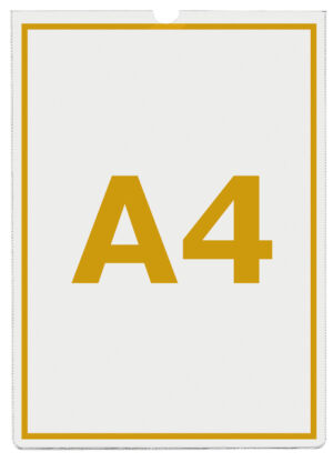 INSTEEKMAP U MODEL ESSELTE A4 0.11MM PP TR