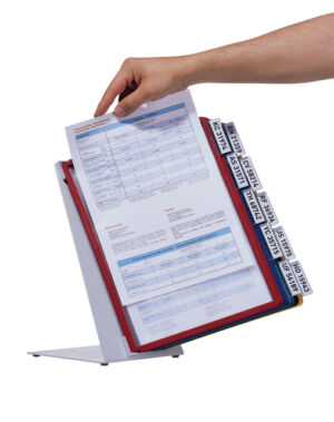 BUREAUSTANDAARD DURABLE VARIO MET 10-TASSEN A4 ASS