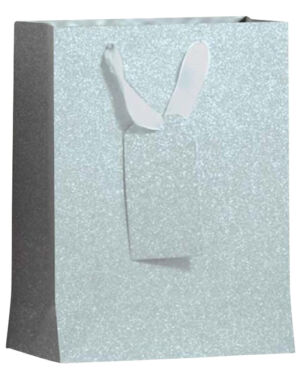 CADEAUTAS IG GROUP ZILVER GLITTER 175X98X229MM