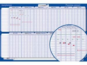 PROJECTPLANNER 2026 LM 90X60CM HOR GELAMINEERD
