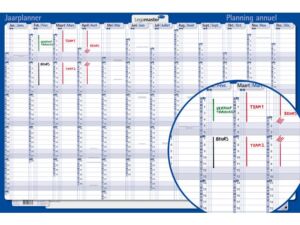 JAARPLANNER 2026 LM 1 PERSOON 90X60CM HORIZONTAAL