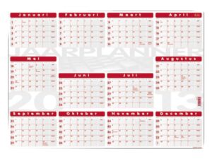 Jaarplankalender 2027 Quantore 48x68cm
