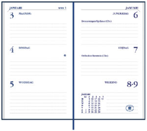 Agenda 2027 Ryam memoplan 7 plus Mundior 7d /2p zw